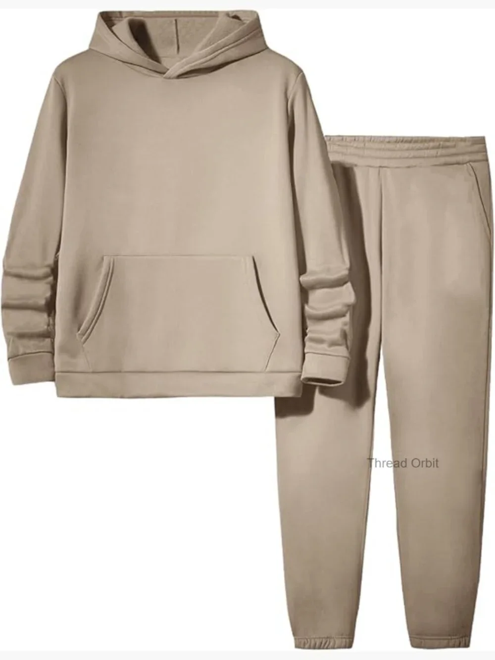 Men's 2 Piece Cotton Hoodie and Jogger Set Track Suit